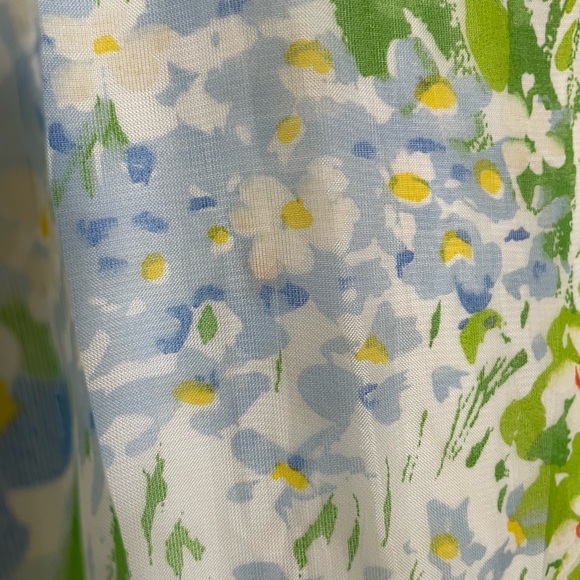 Vintage 1970s Spring Floral Maxi Dress Sundress - Picture 10 of 12